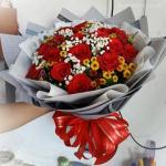 Mẫu hoa hồng bó đẹp BNB548